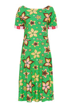 Last inn bildet i Galleri-visningsprogrammet, Etisk og fargerik mote økotex kjole med retroprint