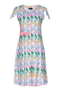 Fargerik pastell kjole Cherry Blossom fra Margot Mikkelsen. Kjøp på nett gratis frakt