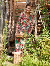 Last inn bildet i Galleri-visningsprogrammet, Nelly Adores Green fargerik maxi sommerkjole med blomsterprint fra du Milde