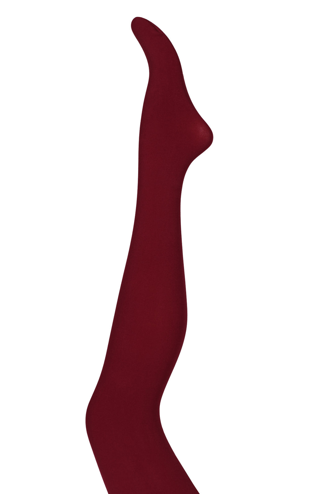 Verdens beste strømpebukse i kraftig burgunder spandex plus size økotex